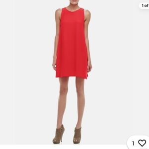 Elegant Red Sleeveless Dress
